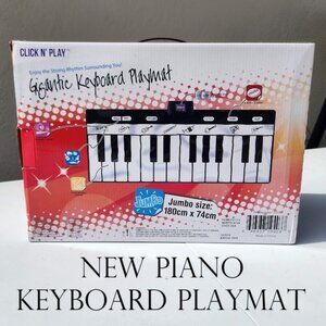New Giant Floor Piano foldable mat Musical Instrument Toy 70" x 29" 70 x 29 inch
